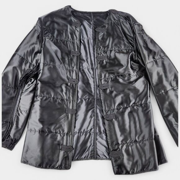 Miu Miu Men's Cotton Blend Field Jacket Size 52 IT M/L US Black Removable Liner - Picture 7 of 16